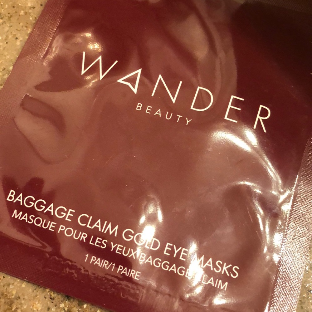 Gold eye masks